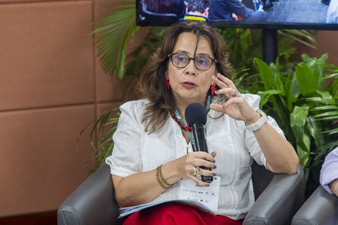 Ángela María Penago, presidente Finagro. Corestía FICS.