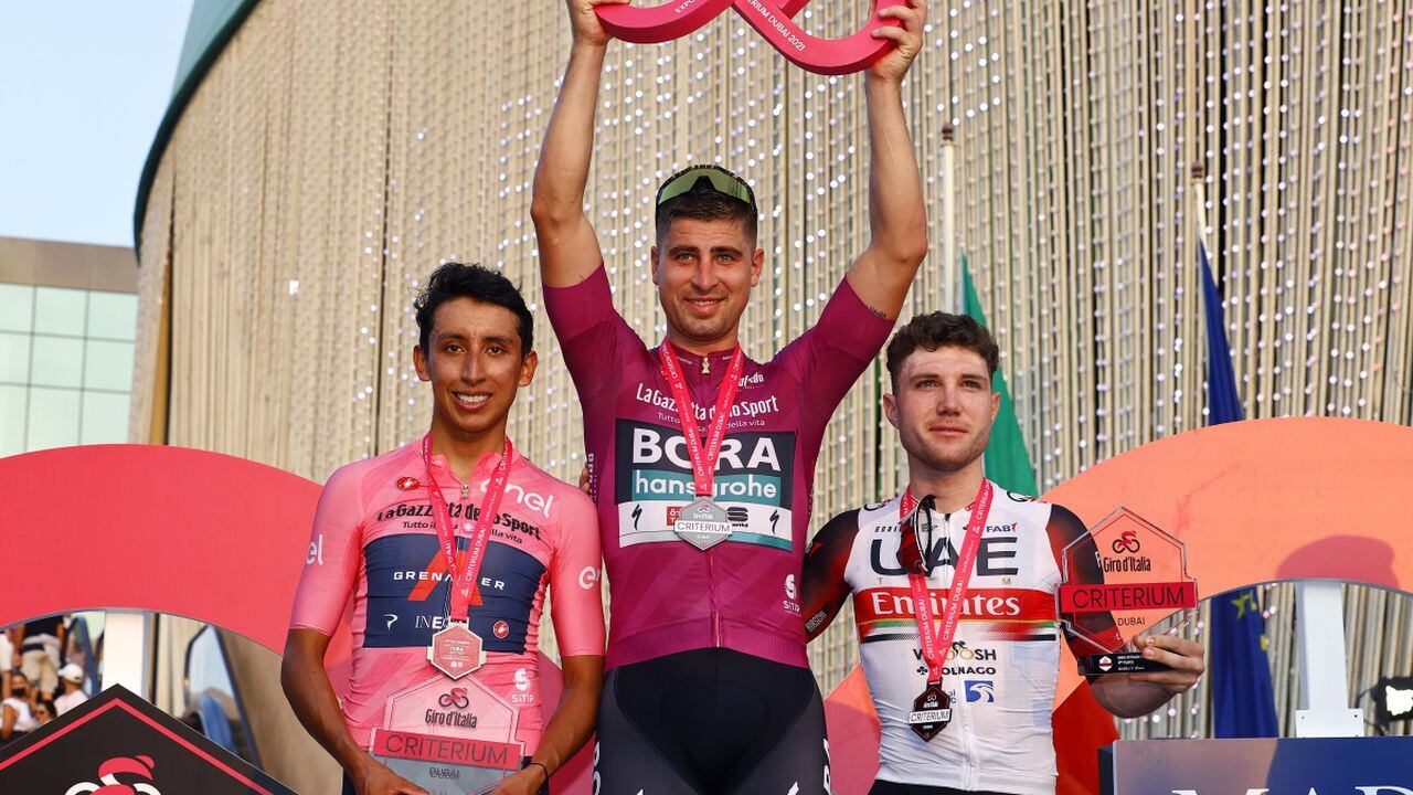 Egan Bernal en el Critérium del Giro de Italia. Foto: Twitter oficial - @giroditalia