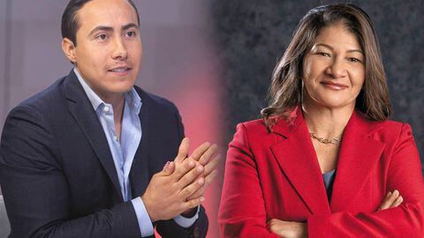 Richard Aguilar y Sandra Ramírez, senadores contagiados de covid-19