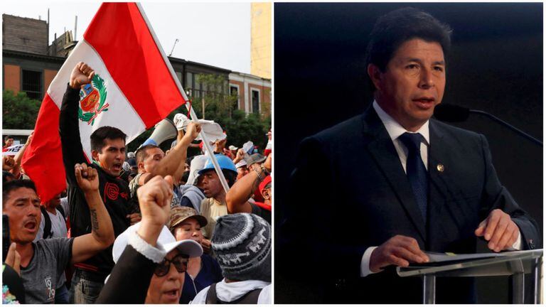 La protestas en Perú, tras destitución de Pedro Castillo dejan un saldo de siete muertos hasta este martes 13 de diciembre.
