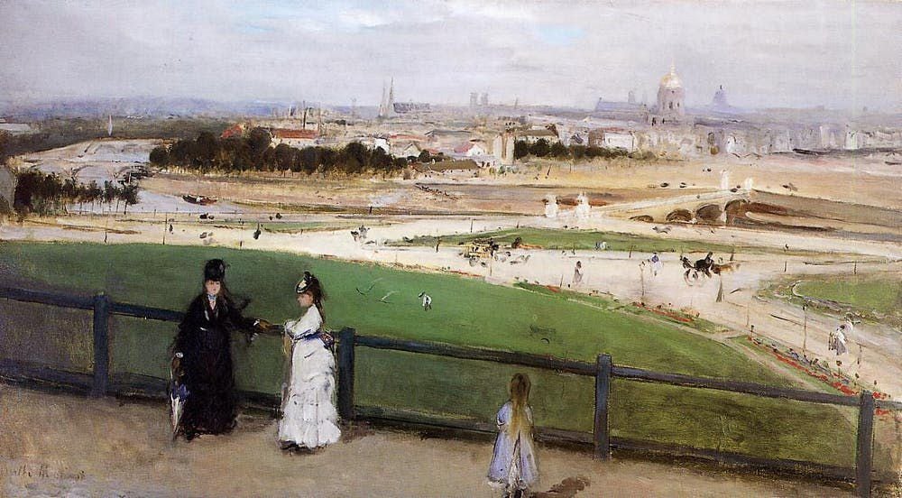 ‘Vista de París en los alrededores del Trocadero’, de Berthe Morisot (1871-73). Wikimedia Commons