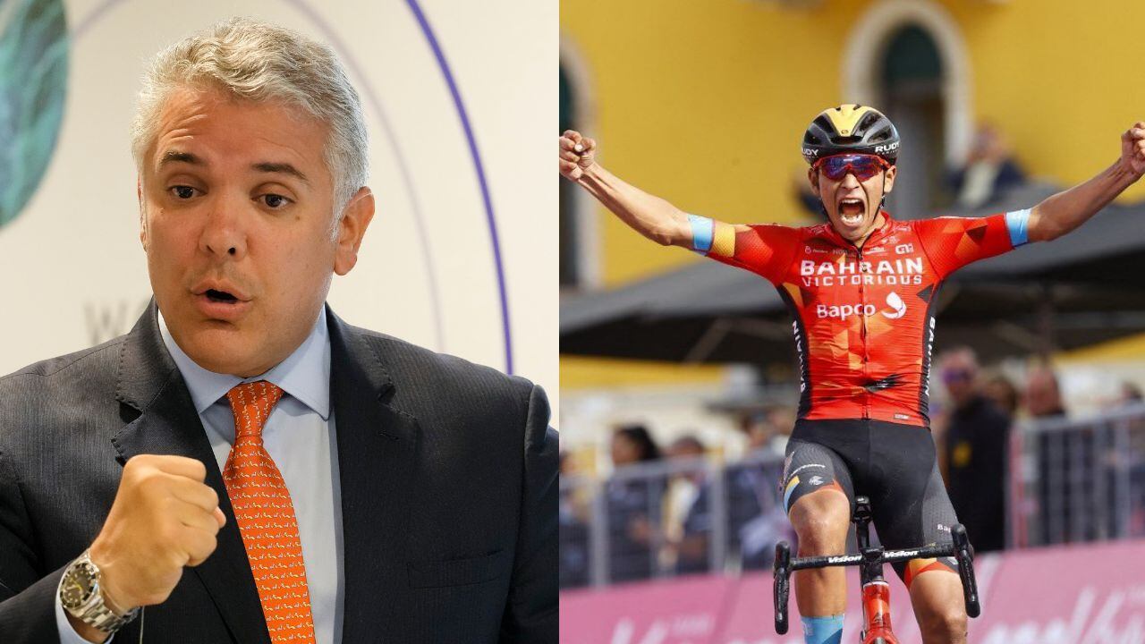 Iván Duque exaltó la victoria de Colombia en el Giro de Italia 2022