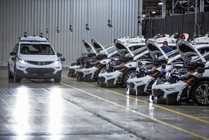 General Motors (GM) se convierte en la primera marca del mundo en fabricar en serie coches de conducción autónoma. Su primera producción será de 130 vehículos Bolt EV.