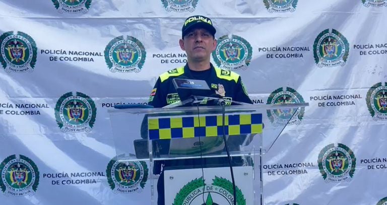 Coronel Clauder Cardona, comandante de la Policía de Chocó.