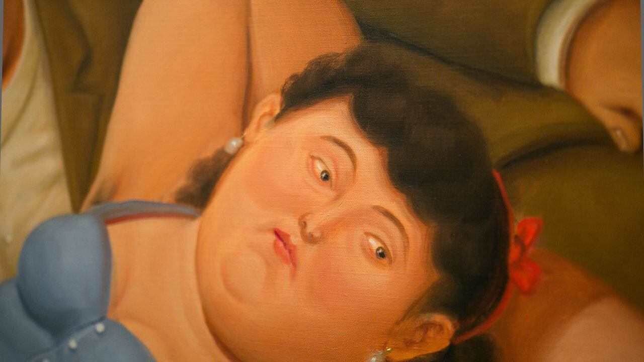 Foto de la exposición "Botero. 60 años de pintura". Crédito: Lukasz Michalak