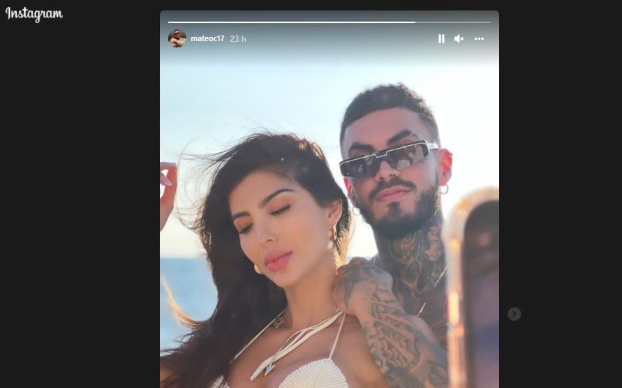 Mateo Carvajal mostró su nueva novia en redes sociales