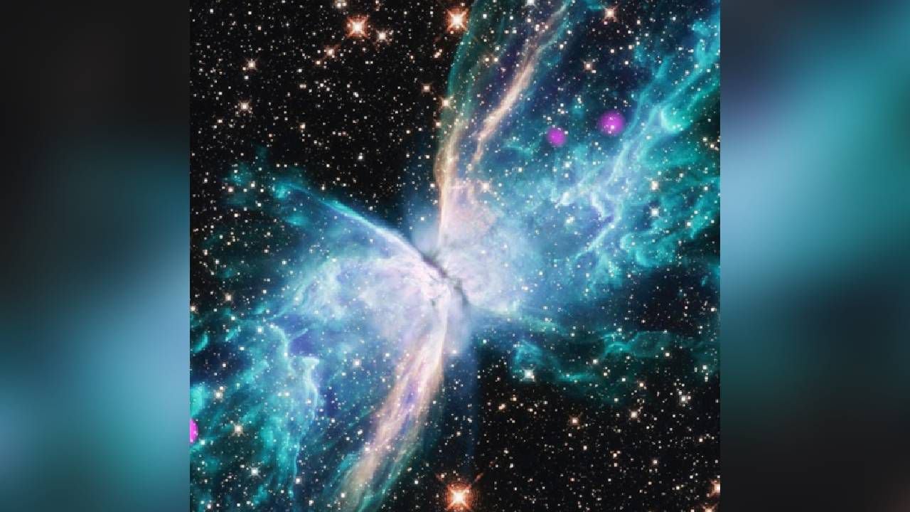 La 'nebulosa mariposa' fue captada por el Observatorio Chandra X-ray. Foto: Instagram @nasahubble.