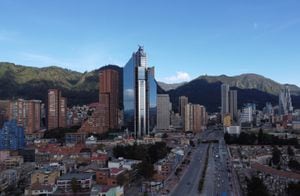 Panorámica de Bogotá desde la calle 26