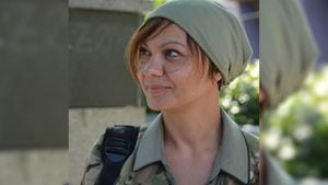 Iryna Tsvila hacia parte del Ejército ucraniano