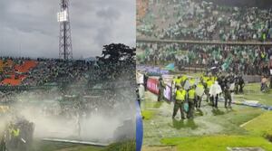 Asonada en el estadio Atanasio Girardot.