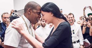 Marina Abramovic y Jay Z en el video 'Picasso Baby'.