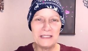 Kristina Lilley compartió tierno mensaje al vencer al cáncer.