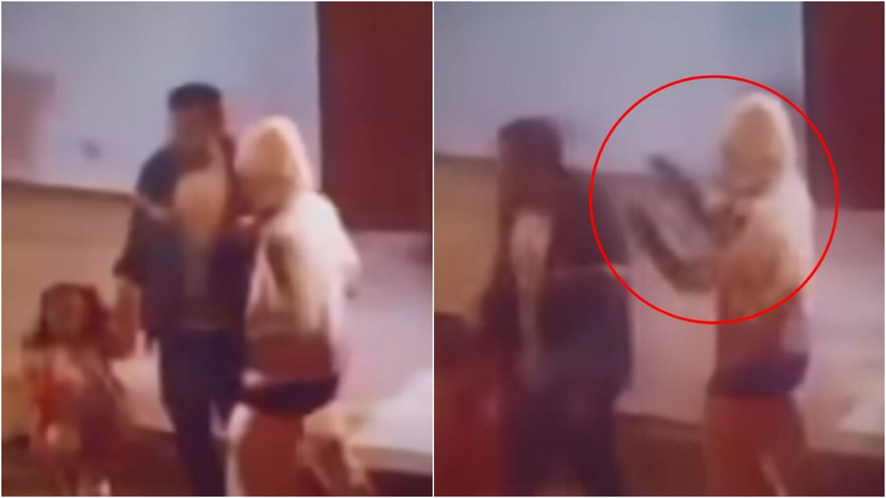 Hombre salió a pedir dulces con su hija y lo atacaron frente a ella (VIDEO)