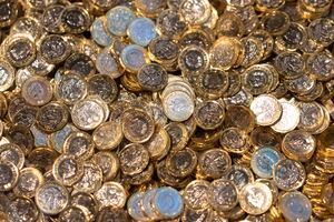 Monedas Inglesas.(Photo by Matthew Horwood/Getty Images)