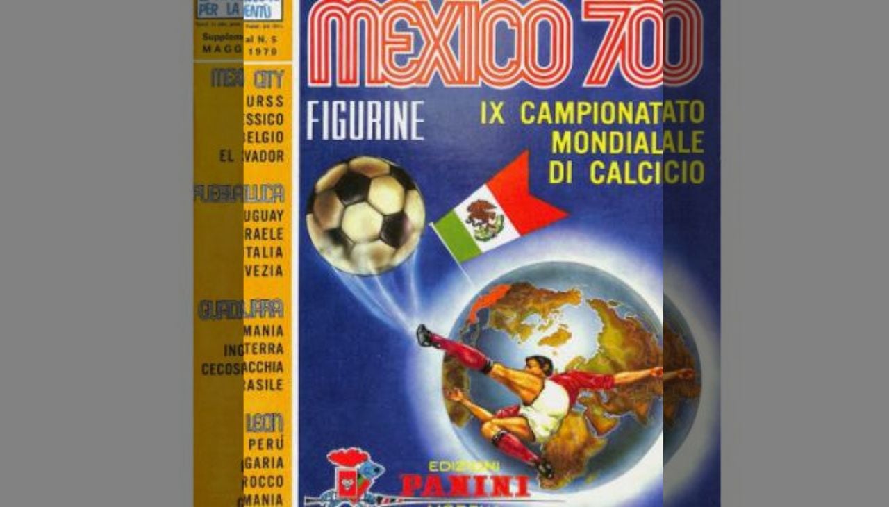 El álbum de México 70 fue el primero en hacerse comercial por la casa editorial de Panini.