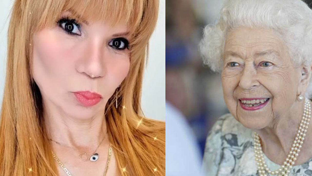 Mhoni Vidente y la reina Isabel II - Foto Instagram @mhoni1 - Getty