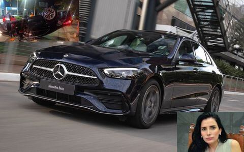 El vehículo marca Mercedes-Benz del hijo de Aida Merlano está avaluado en más de 200 millones de pesos.