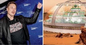 Mientras Elon Musk visualiza una colonia en Marte, Bezos considera que el planeta rojo es inhóspito para los humanos y prefiere estructuras que podrían flotar cerca de la Tierra o de cualquier otro planeta.