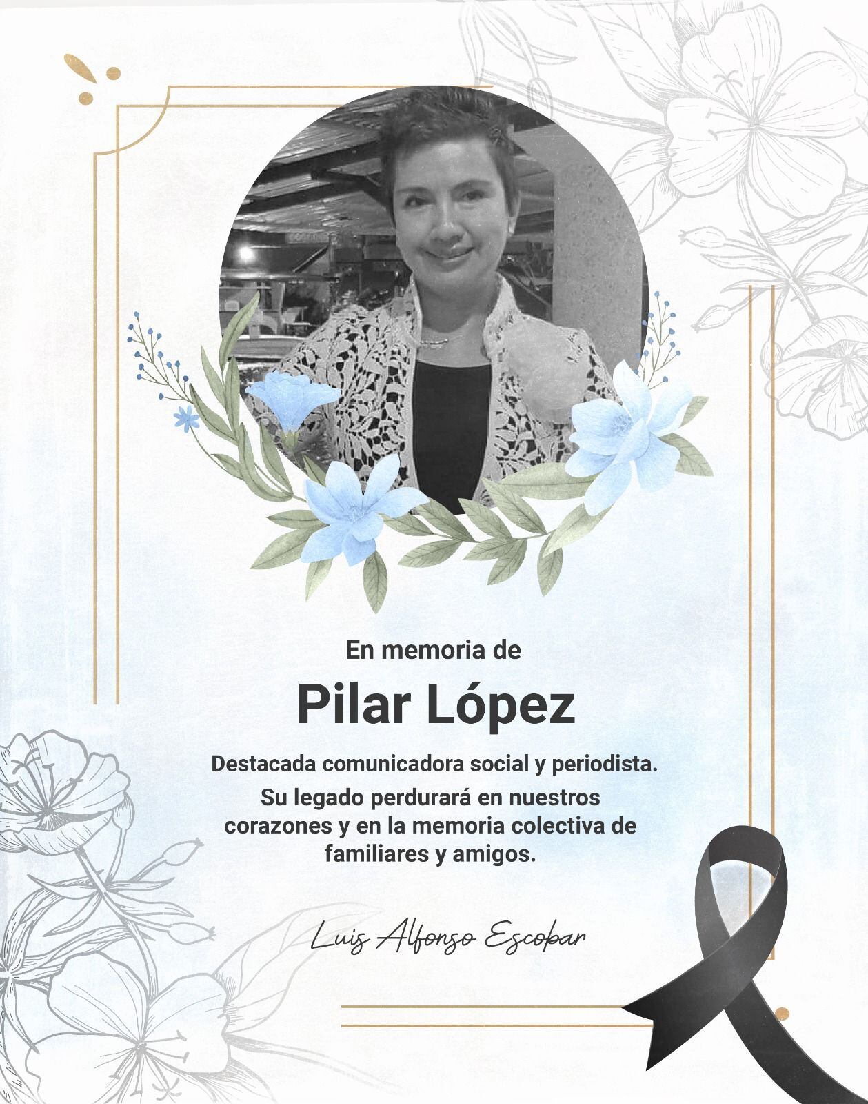 Luis Alfonso Escobar, gobernador del departamento de Nariño, se pronuncia tras la muerte de Pilar López