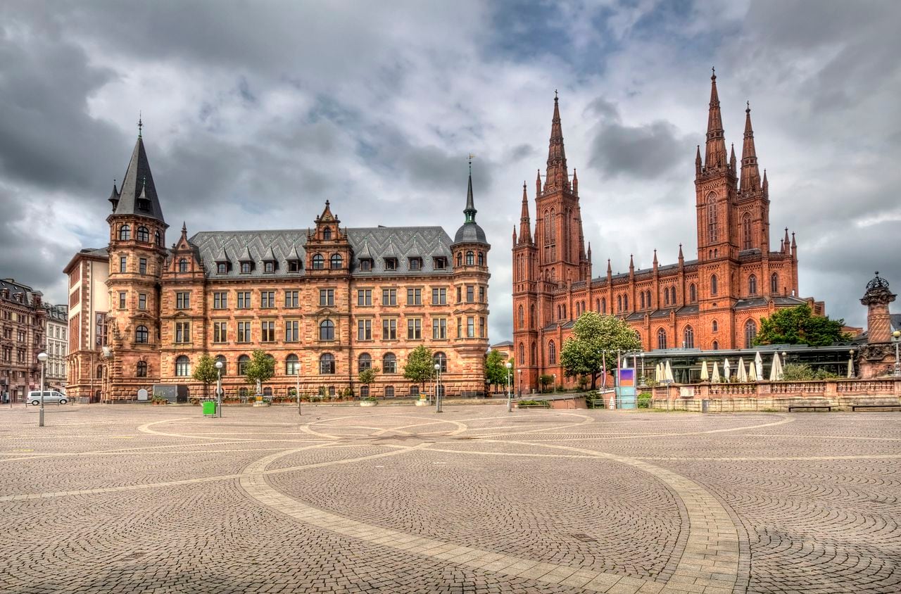 Iglesia de Marktkirche en Wiesbaden, Alemania