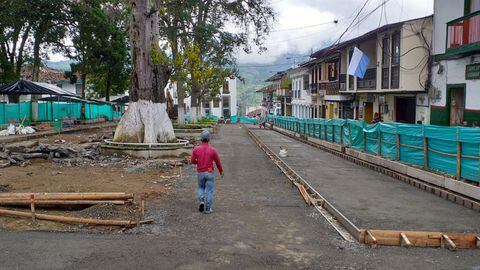 La Alcaldía de Salamina lleva a cabo obras de infraestructura que buscan impactar positivamente el desarrollo del turismo, uno de los pilares de su economía.