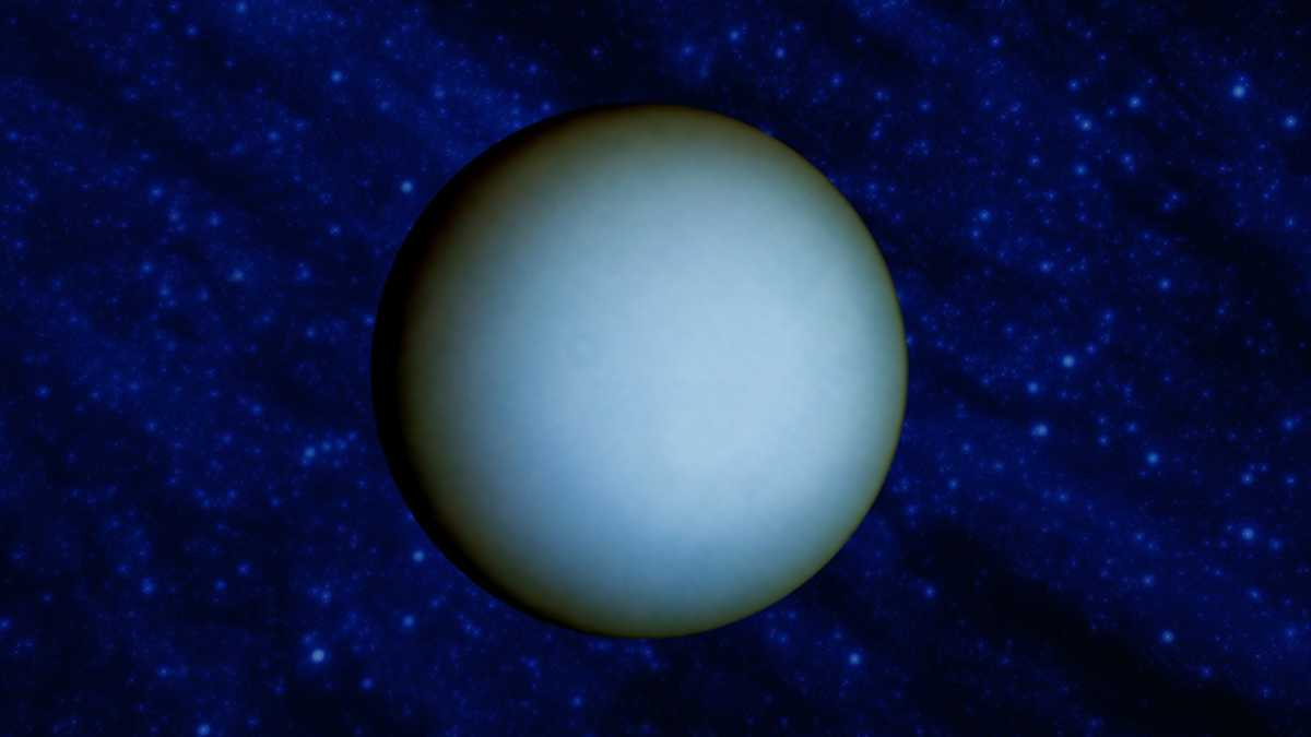 Foto de referencia sobre Urano