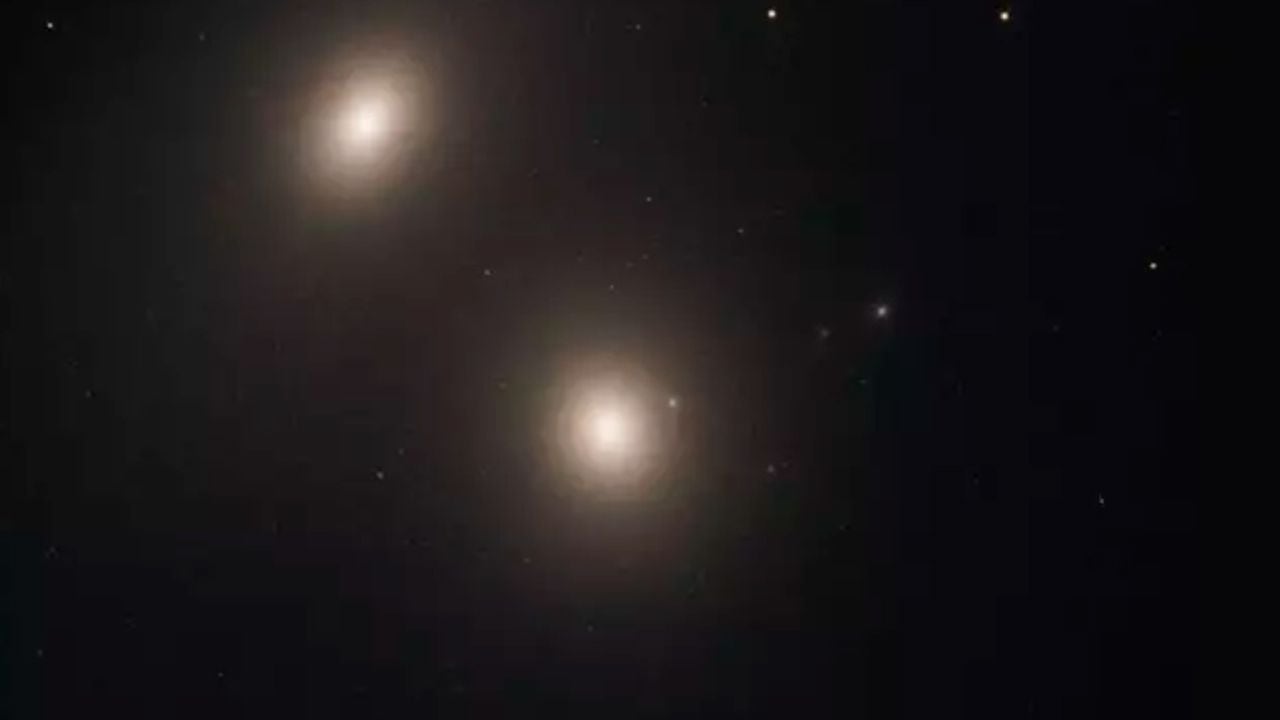 El telescopio espacial Hubble de la Nasa detectó la presencia de la galaxia NGC 547.