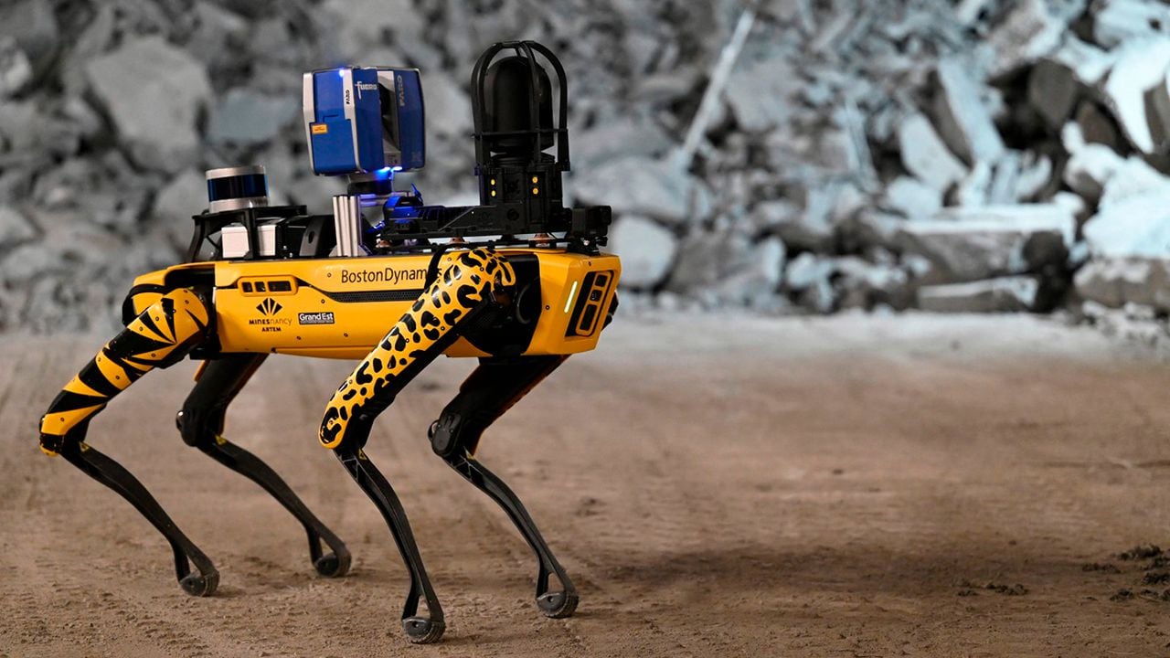 Perro robot creado por Boston Dynamics.