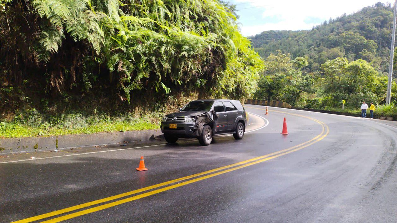 Accidente en la vía Bucaramanga - Cúcuta.