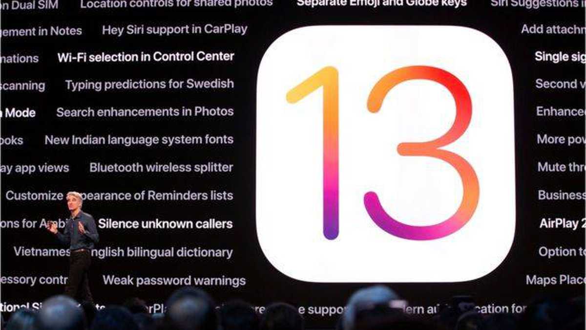 El nuevo sistema operativo de Apple, iOS 13, será lanzado oficialmente en septiembre de 2019.