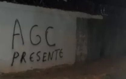 Autodefensas Gaitanistas de Colombia dejaron carteles de 'PRESENTE' en Cesar