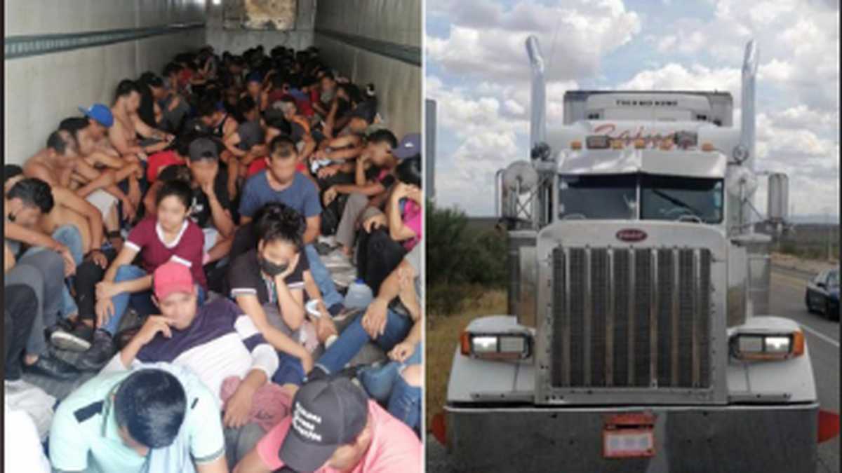 La Patrulla Fronteriza informó que se logró detectar el camión gracias al trabajo conjunto adelantado por las autoridades de los dos países.