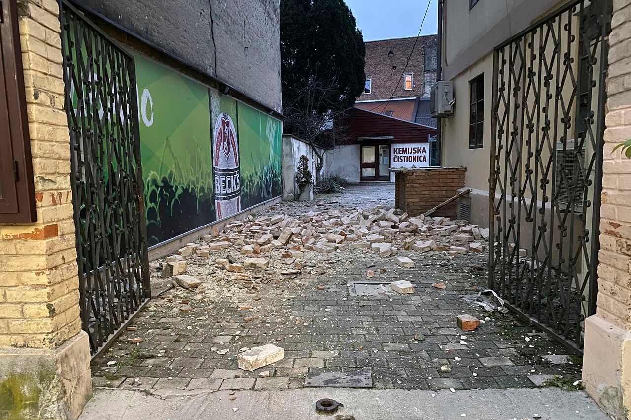Terremoto en Croacia.