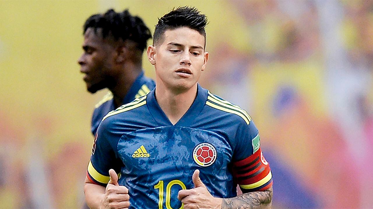  James Rodríguez anotó su último gol con la selección Colombia el 17 de noviembre de 2020 ante Ecuador.