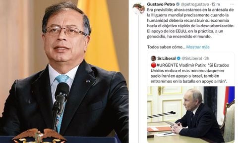 El Mandatario colombiano sustentó su declaración con un mensaje de Vladímir Putin, pero este provenía de una cuenta no oficial y Petro lo asumió como real.
