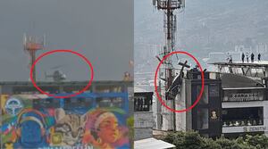 Helicóptero se accidentó en Medellín este 26 de febrero.