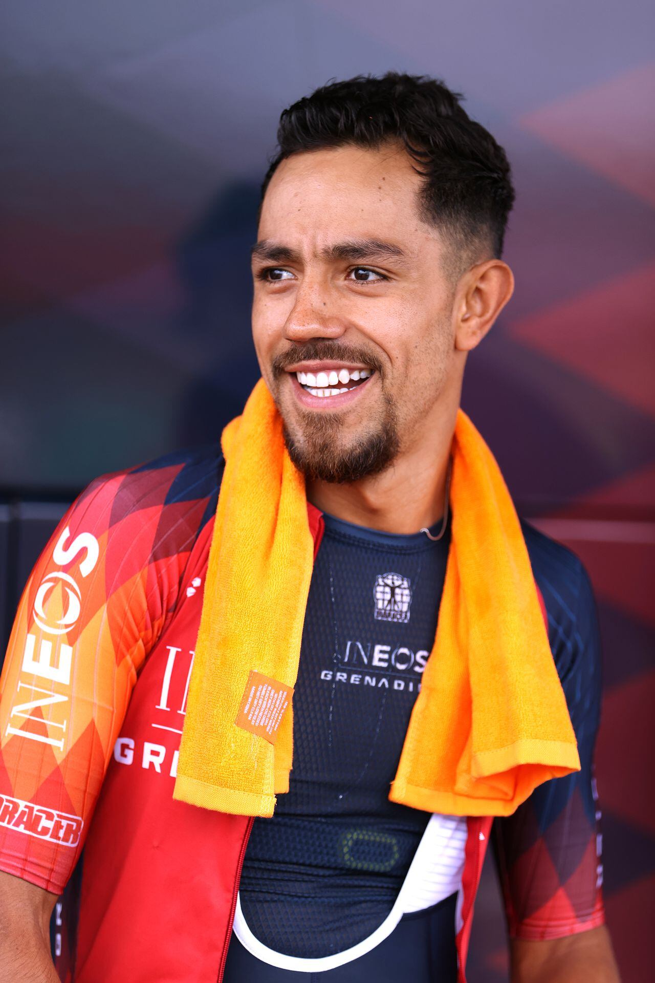 BILBAO, SPAIN - JUNE 30: Daniel Martinez of Colombia and Team INEOS Grenadiers during the Team INEOS Grenadiers training ahead of the 110th Tour de France 2023 on June 30, 2023 in Bilbao, Spain. (Photo by Michael Steele/Getty Images)