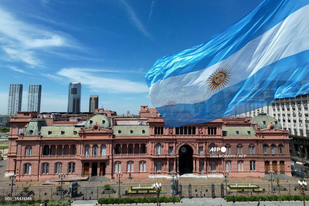 Vista de la Casa Rosada en Buenos Aires, capital de Argentina.