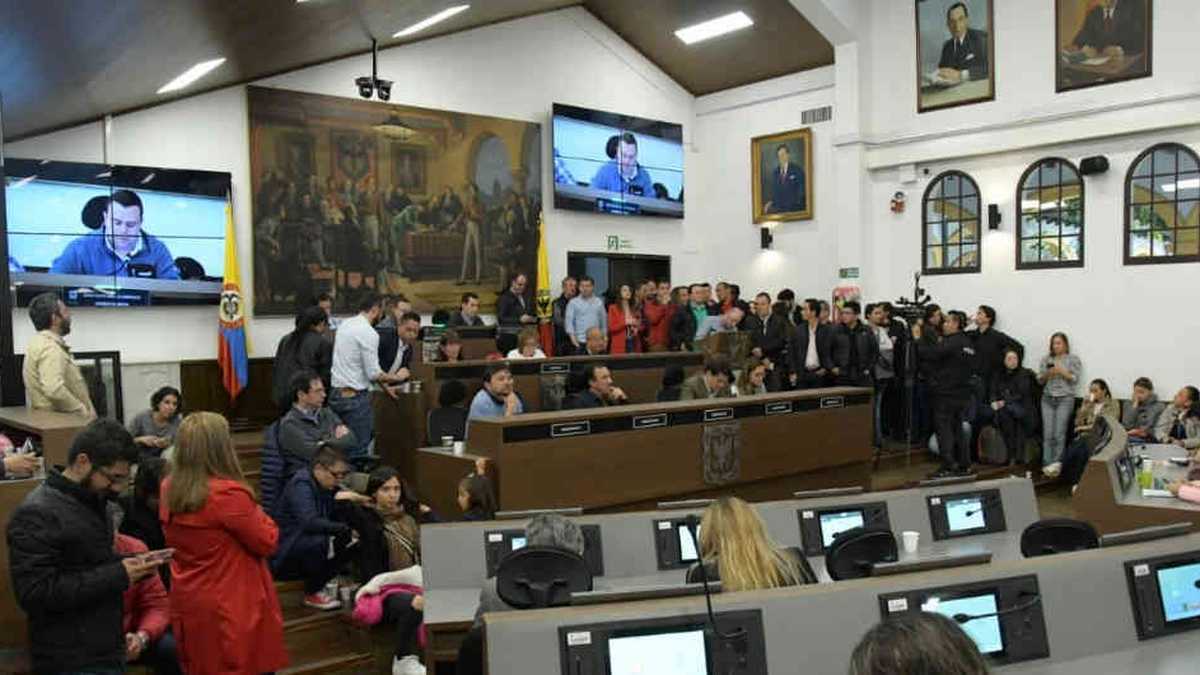 Plenaria del Concejo de Bogotá. 