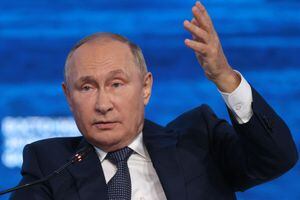 El presidente ruso desató una guerra hace más de medio año en contra de Ucrania.(Photo by Sergei BOBYLYOV / SPUTNIK / AFP)