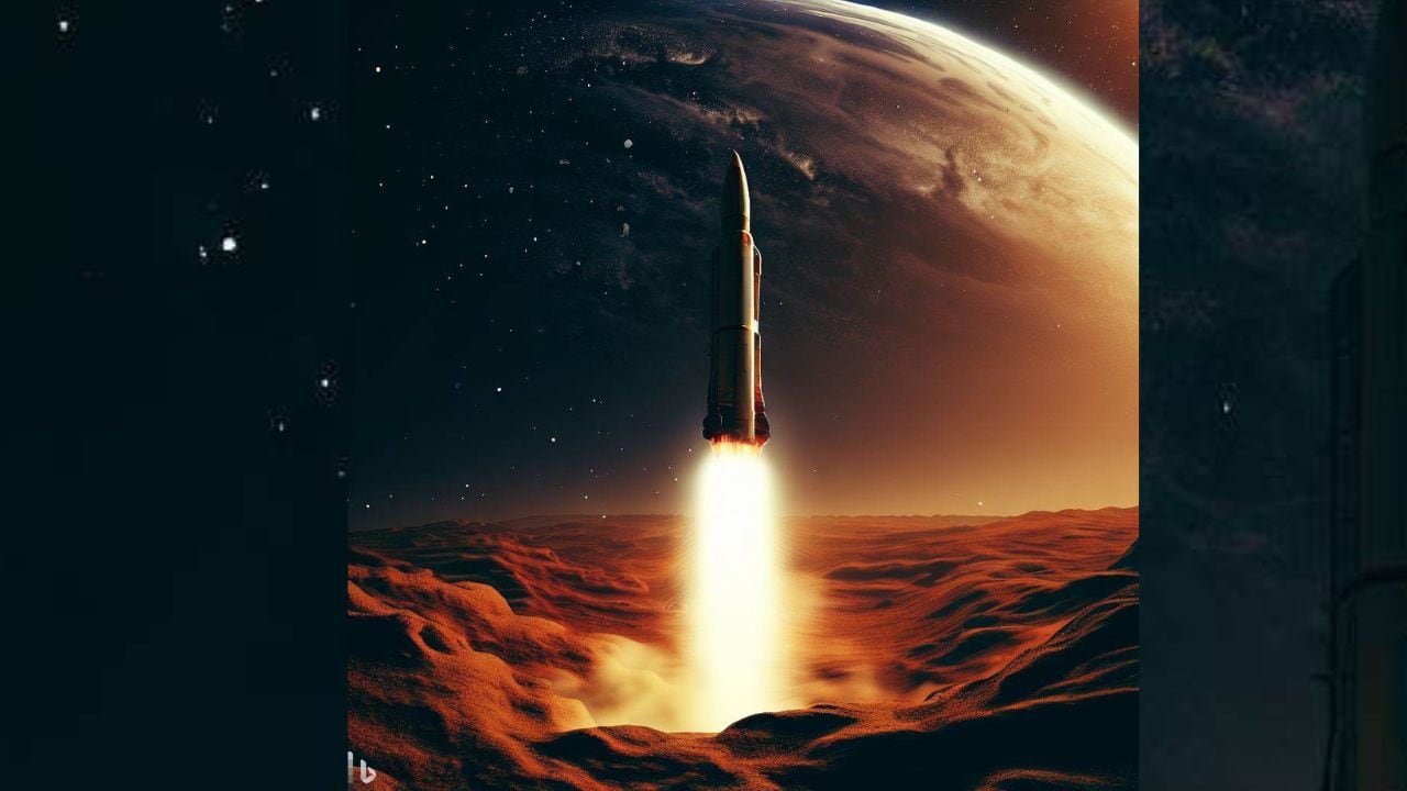Así será la hazaña del primer cohete creado por humanos que despegará desde otro mundo.