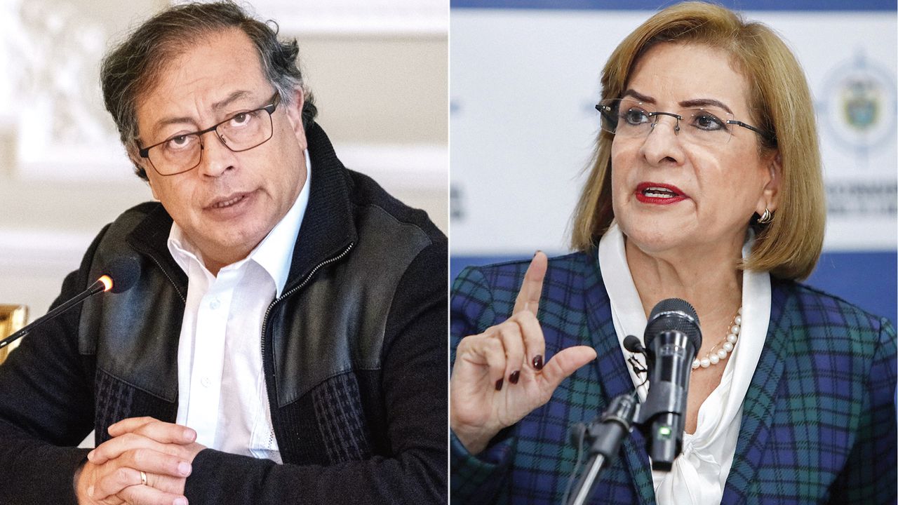 Presidente Gustavo Petro y Procuradora Margarita Cabello