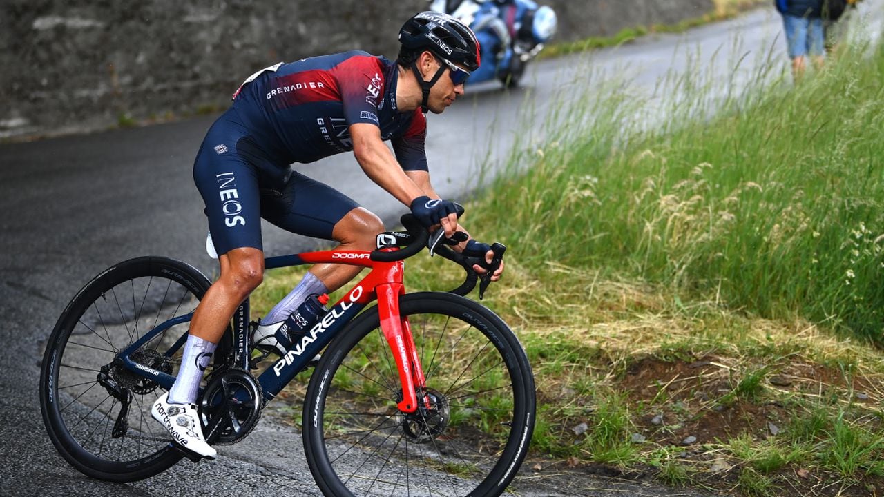 APRICA, ITALY - MAY 24: Richie Porte of Australia and Team INEOS Grenadiers competes during the 105th Giro d'Italia 2022, Stage 16 a 202km stage from Salò to Aprica 1173m / #Giro / #WorldTour / on May 24, 2022 in Aprica, Italy. (Photo by Getty Images/Tim de Waele)