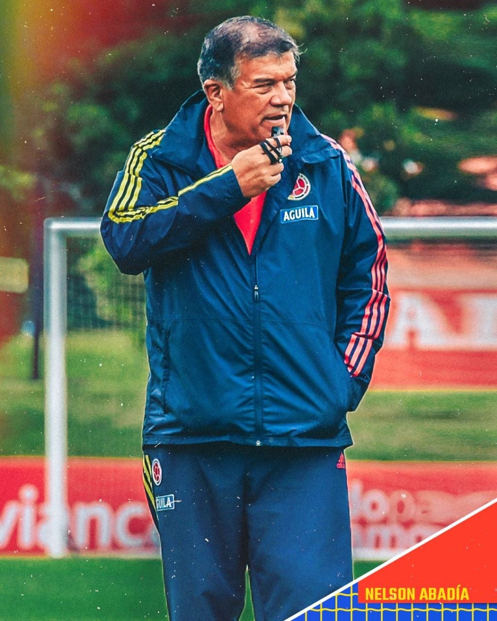 Nelson Abadía técnico de la Selección Colombia femenina