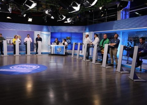 Candidatos a la Alcaldía de Bucaramanga participaron del debate.