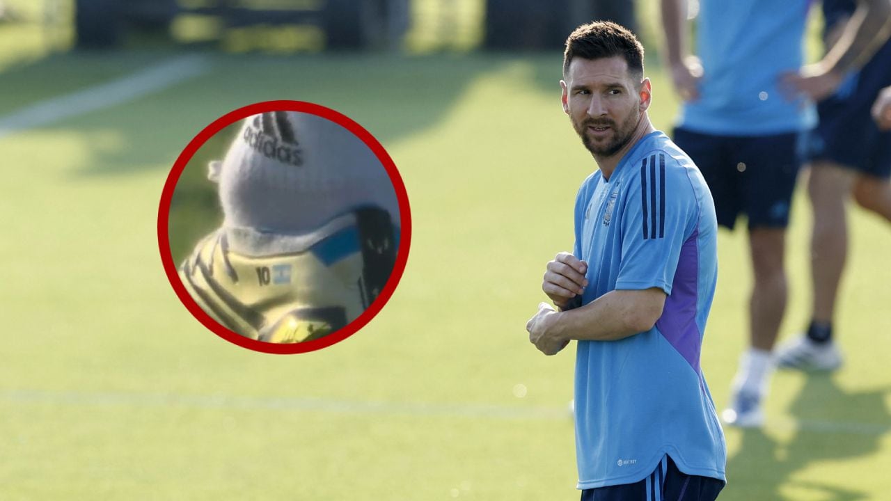 Messi hizo parte de la sesión de este lunes, la última antes del debut