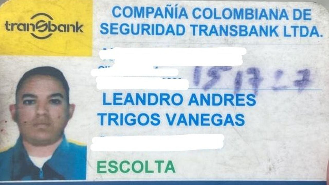 Leandro Trigos, un escolta fue la víctima mortal del ataque con explosivos a un vehículo de valores de la empresa PROSEGUR de placas IWU-689.