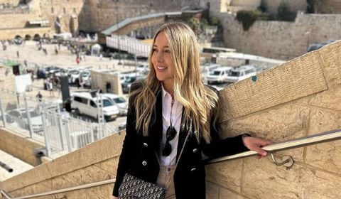 Laura Medina se encuentra realizando un viaje dentro de territorio israelí