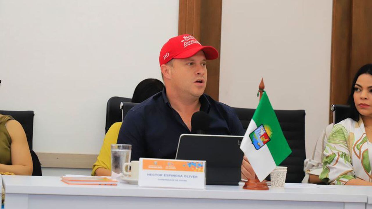 Gobernador de Sucre y  presidente de la Federación Nacional de Gobernadores, Héctor Olimpo  Espinosa Oliver.