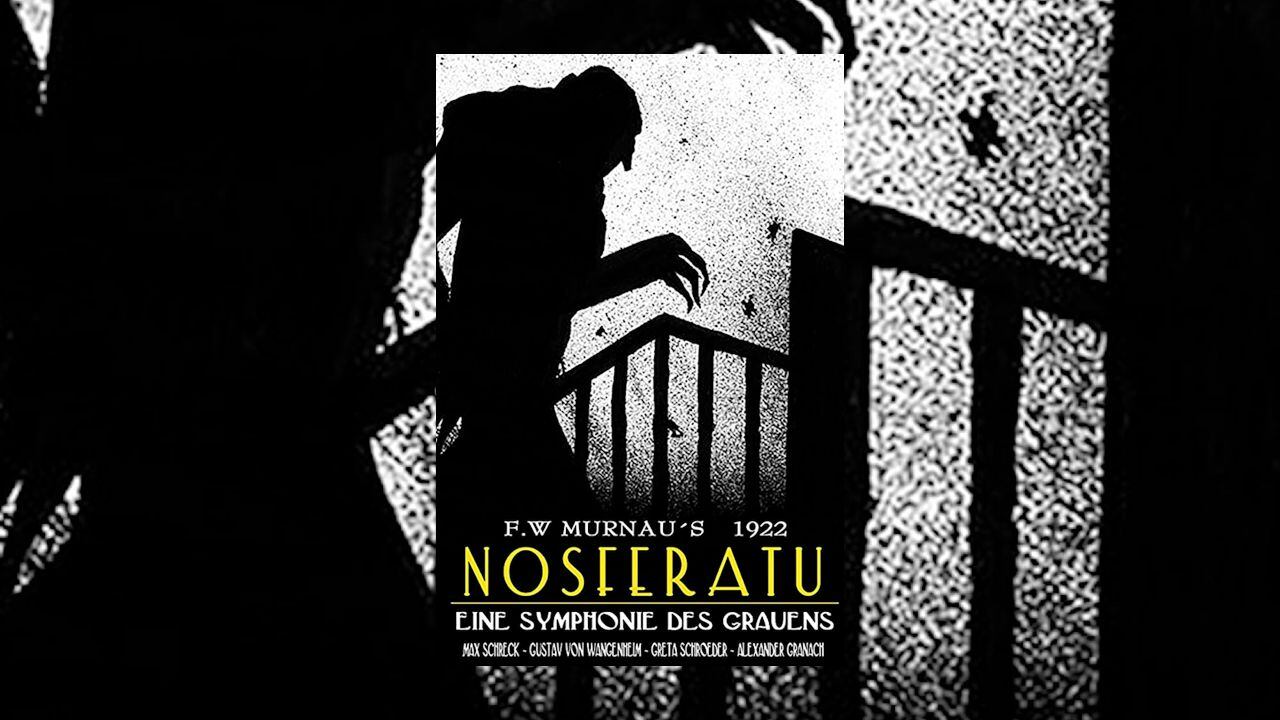 La sombra más famosa de la historia del cine. Fotograma de ‘Nosferatu’, de Murnau. Internet Archive